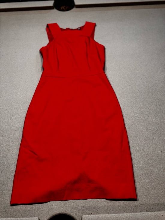 J. Crew Dresses & Skirts - J. Crew Vibrant Red Midi Sheath Dress